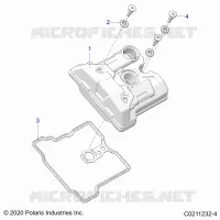 ENGINE, COUVERCLE SOUPAPE