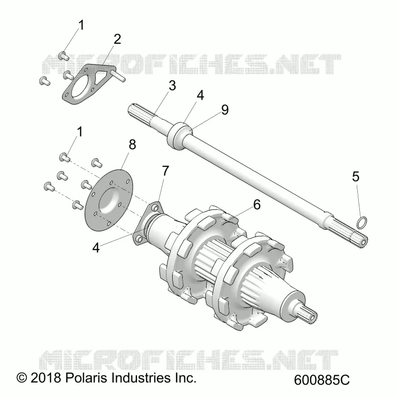 SYSTEME DE TRANSMISSION, JACKSHAFT AND DRIVESHAFT
