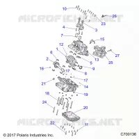 ENGINE, CRANKCASE AND VILEBREQUIN
