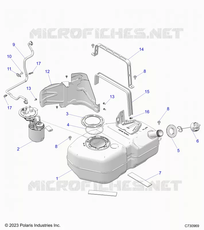SYSTÃˆME D'ALIMENTATION, FUEL TANK ASM.