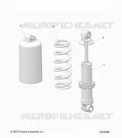 SUSPENSION, AMORTISSEUR AVANT TRACK