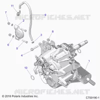 SYSTÃˆME DE TRANSMISSION, MAIN GEARCASE MOUNTING