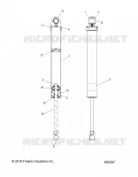 SUSPENSION, AMORTISSEUR ARRIERE TRACK (7044428)