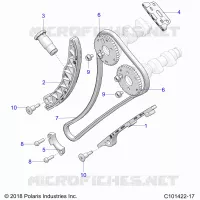 CHAINE DE DISTRIBUTION AND SPROCKET