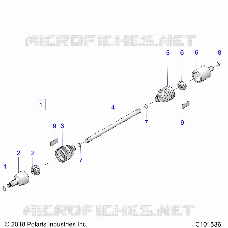 DRIVE TRAIN, TRANSMISSION AVANT SHAFT