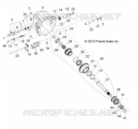 SYSTÈME DE TRANSMISSION, PONT PRINCIPAL INTERNAL COMPONENTS 2