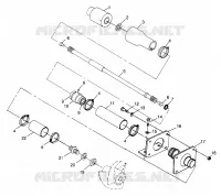 SYSTÈME DE TRANSMISSION HURRICANE B974473 AND INTL. HURRICANE I974473 (4941044104B003)