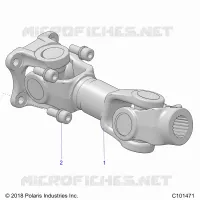 SYSTEME DE TRANSMISSION, PROP SHAFT, REAR