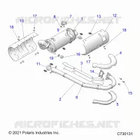 ENGINE, ECHAPPEMENT