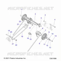 SUSPENSION, BRAS DE SUSPENSION ARRIERE