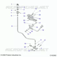 BRAKES, BRAKE PEDAL AND MAITRE CYLINDRE