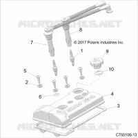ENGINE, COUVERCLE SOUPAPE