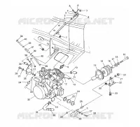 SUPPORT MOTEUR Scrambler 400L W97BC38C (4939893989A009)