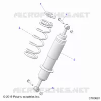 SUSPENSION ARRIERE SHOCK MOUNTING