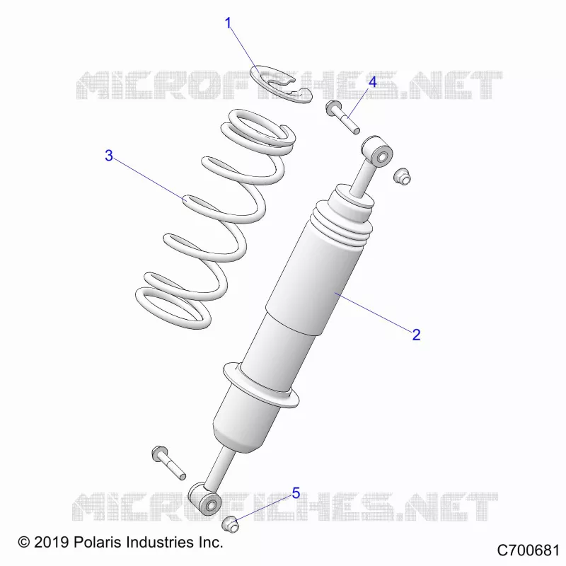SUSPENSION ARRIERE SHOCK MOUNTING