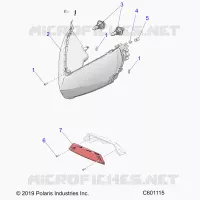 ELECTRICITE, HEADLIGHT AND TAILLIGHT