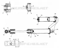 AMORTISSEUR FOX, GAS, RESERVOIR Scrambler 400 W98BC38C (4947254725C013)
