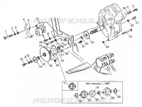 PONT/FREIN AND COUVERCLE DE CHAINEE MOUNTING XPLORER 300 W97CC28C (4939813981C005)