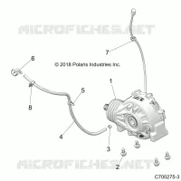 DRIVE TRAIN, FRONT SUPPORT PONT