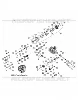 SYSTÈME DE TRANSMISSION, MAIN GEARCASE INTERNALS 1