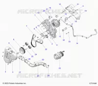 ENGINE, ALTERNATEUR