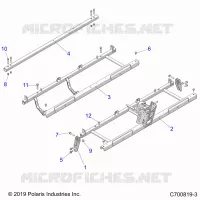 CHASSIS, SIEGE SUPPORTS