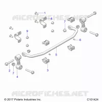 SUSPENSION, BARRE STABILISATRICE, FRONT