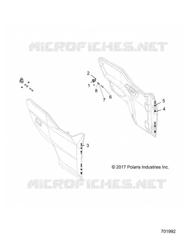PORTES MOUNTING, FRONT