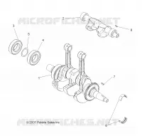 MOTEUR, VILEBREQUIN AND BALANCE SHAFT