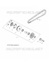 SYSTEME DE TRANSMISSION, PRIMARY CLUTCH