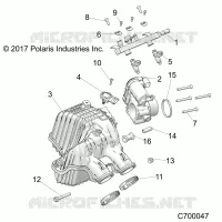 ENGINE, PRISE D'AIR MANIFOLD EVAP 50S