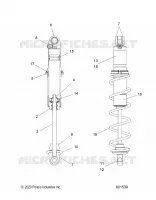 AMORTISSEUR, IFS MONOTUBE 7045528