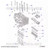 ENGINE, CULASSE AND VALVES