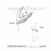 ELECTRICITE, HEADLIGHT AND TAILLIGHT
