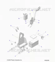 ELECTRICITE, BATTERY, MANUAL START POWER UP COMPONENTS