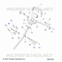 STEERING, HANDLEBAR, COLONNE DE DIRECTION