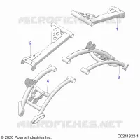SUSPENSION ARRIERE CONTROL ARMS