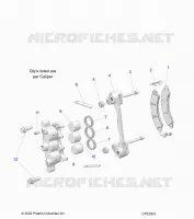 BRAKES, ETRIER DE FREIN AVANT