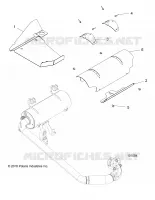 ENGINE, ECHAPPEMENT SHIELDS