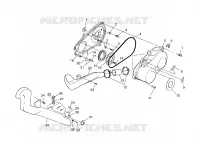 COUVERCLE D'EMBRAYAGE (400L) XPRESS 400L W97CA38C (4939603960C008)