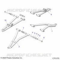 SUSPENSION AVANT CONTROL ARMS