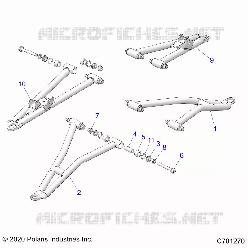 SUSPENSION AVANT CONTROL ARMS