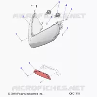 ELECTRICITE, HEADLIGHT AND TAILLIGHT