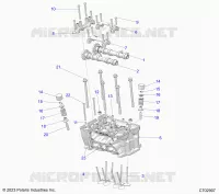 ENGINE, CULASSE AND VALVES