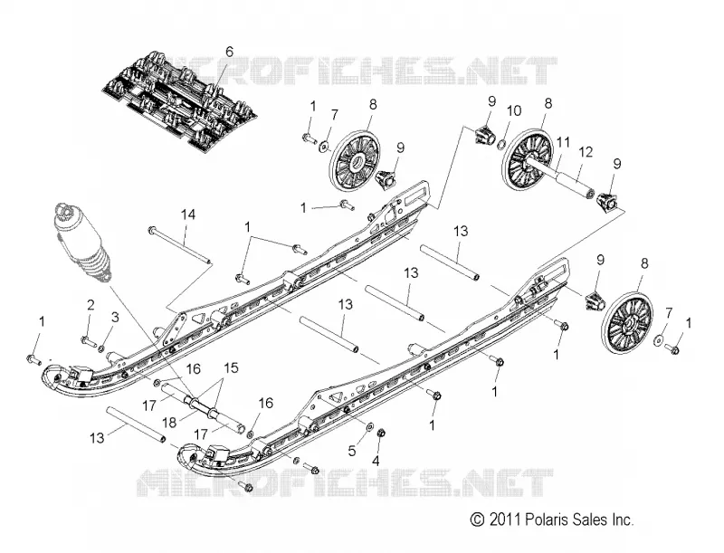 SUSPENSION ARRIERE AND TRACK