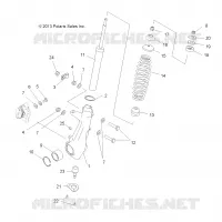 SUSPENSION, JAMBE DE FORCE AVANT