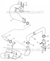 ECHAPPEMENT SLX 780 B964287 and Intl. SLX 780 I964287 (4937443744B005)