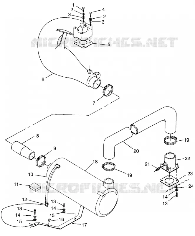 ECHAPPEMENT SLX 780 B964287 and Intl. SLX 780 I964287 (4937443744B005)