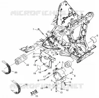 TRANSMISSION AVANT  SCRAMBLER 500 W97BC50A (4943074307B002)