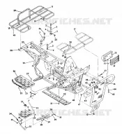 CHASSIS W/ RACKS 350 4X4 / W928139 (4922832283003A)